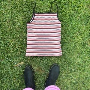 Striped Cami Tank urban Outfitters